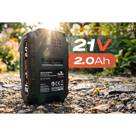 Akumuliatorius elektriniams įrankiams Plonos, 21 V, 2 Ah