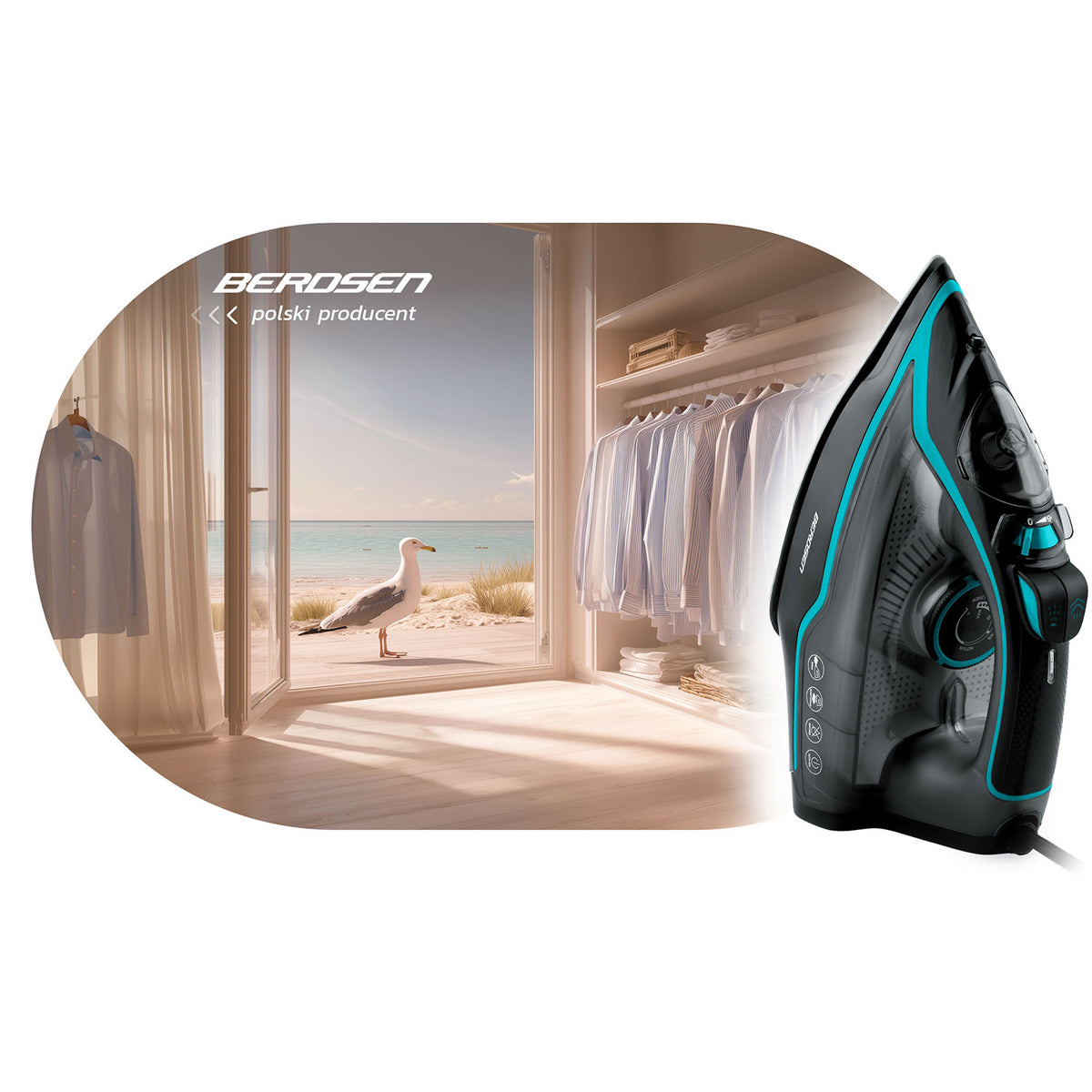 Garinis lygintuvas Berdsen, 2600 W