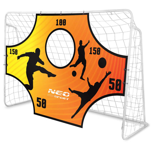 Futbolo vartų taiklumo kilimėlis 180x120 cm vaikams ir suaugusiems Neo-Sport treniruotėms