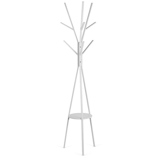 Pastatoma metalinė drabužių kabykla su lentyna Massido, 181 cm