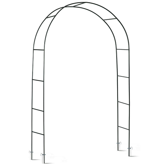 Sodo pavėsinė arkinė 240 cm vijokliniams augalams dekoratyvinė pergola