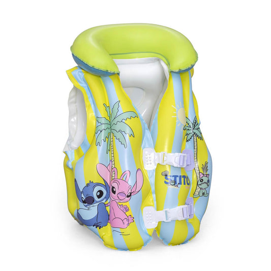 Plaukimo mokymosi liemenė Bestway Lilo & Stitch 9104R, M/L, 51 × 46 cm