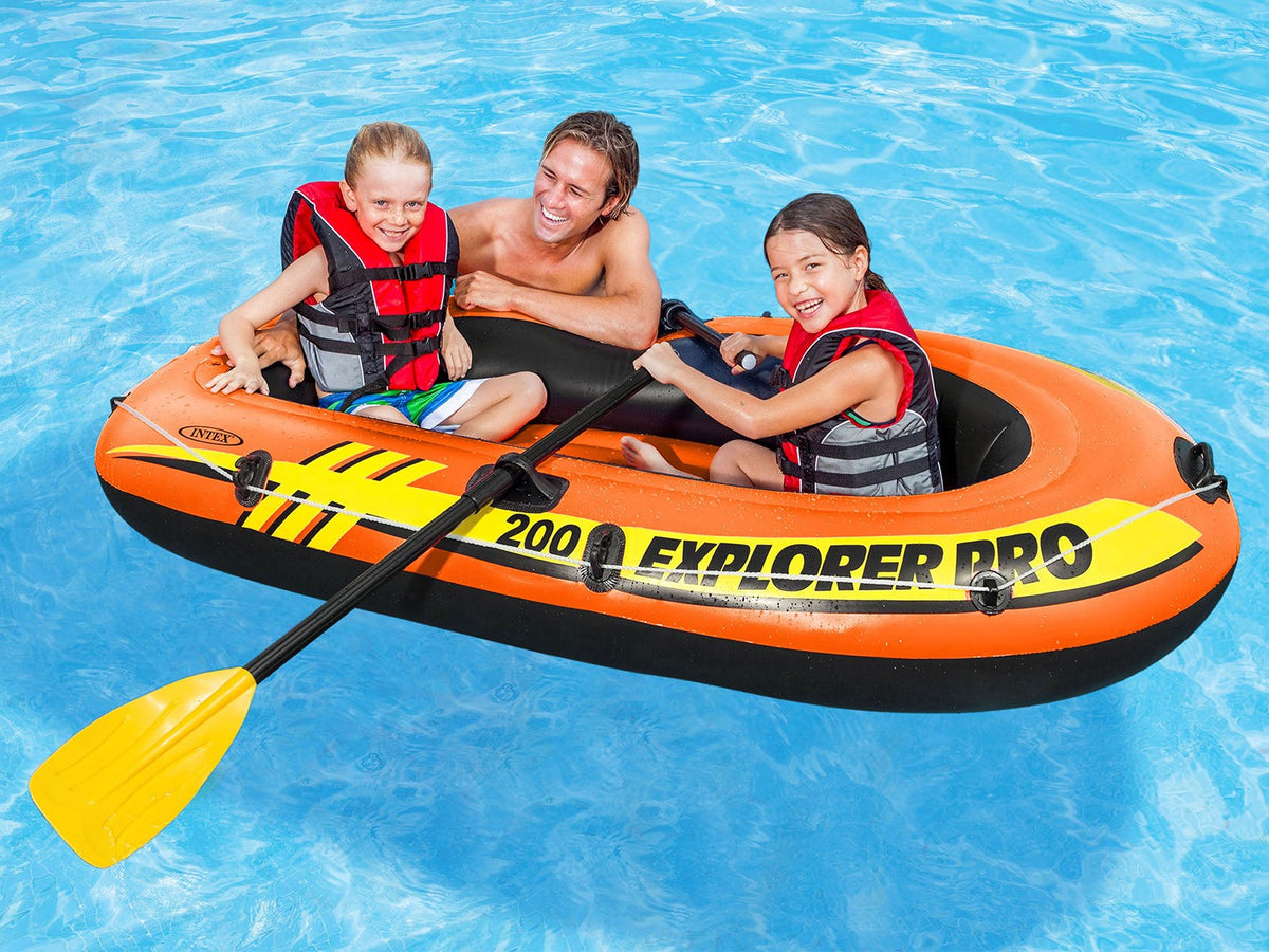 Pripučiama valtis Intex Explorer Pro 200, 196 × 102 × 33 cm