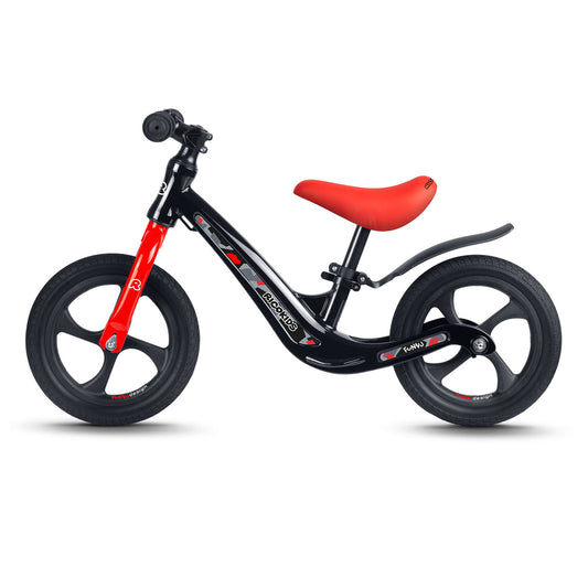 Vaikiškas balansinis dviratis Ricokids FUNNU be pedalų nuo 2 metų su EVA ratais ir reguliuojama sėdyne