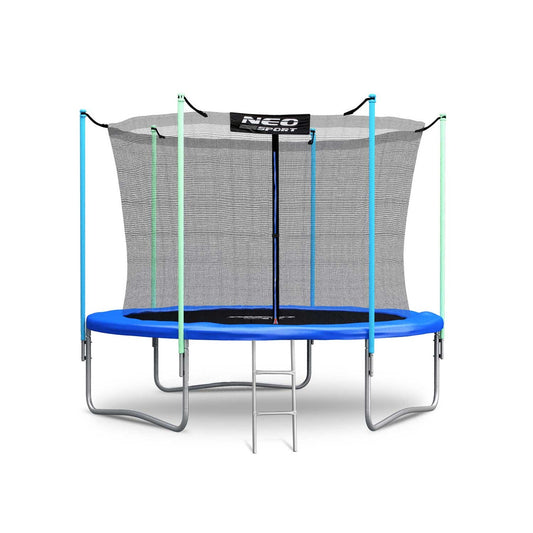 Neosport batuto vidaus apsauginis tinklas 312 cm 10ft su 6 kojomis vaikų saugumui