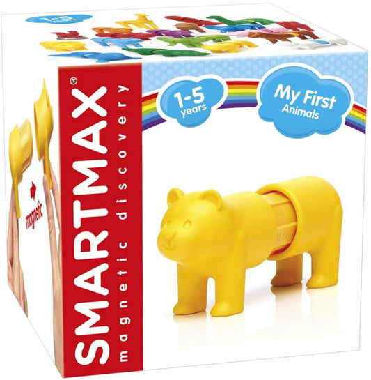 SMARTMAX mano pirmieji ūkio gyvūnai magnetinis konstruktorius vaikams nuo 1 metų karvė arklys ožka avis lavinamasis žaislas vaikams