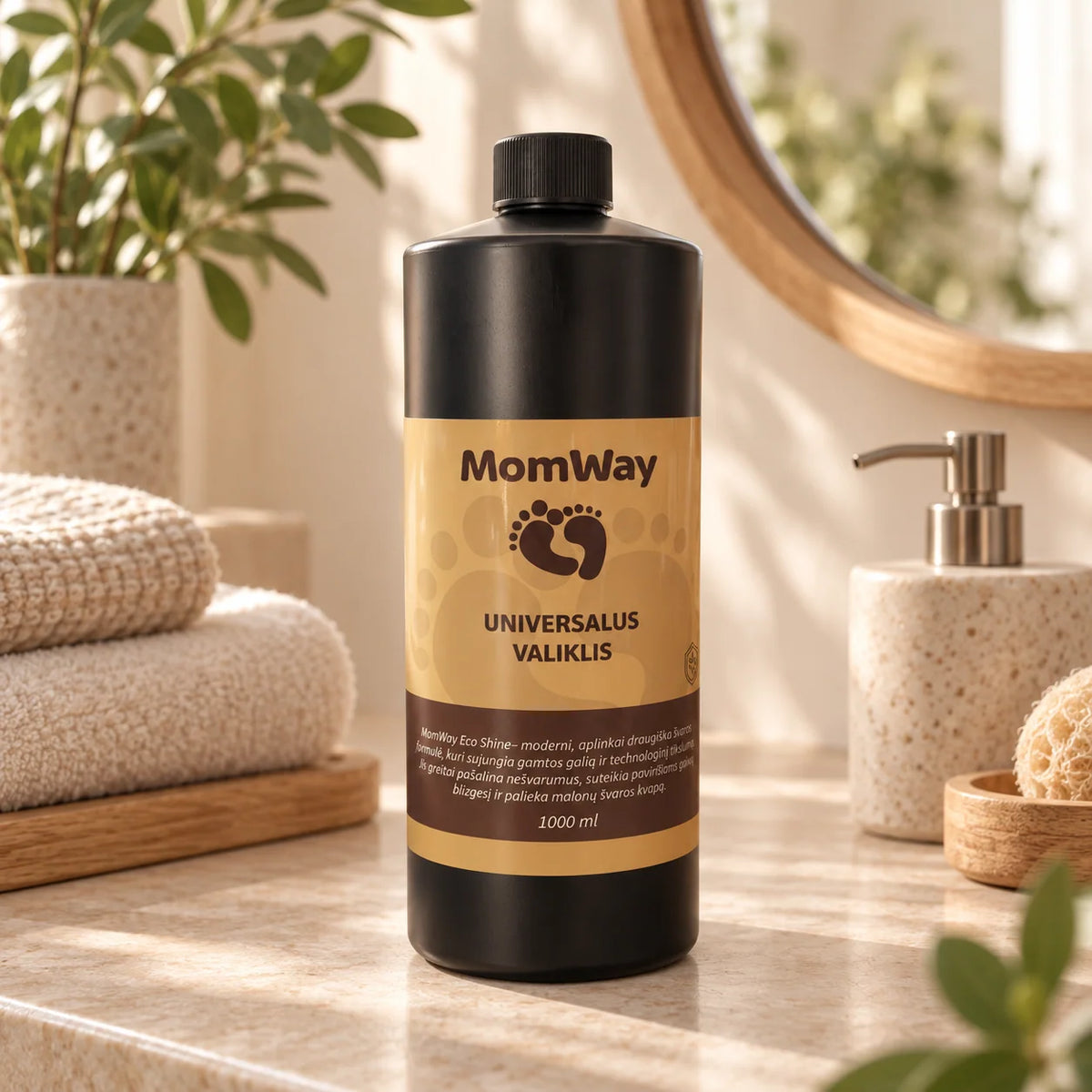 MomWay Eco Shine – universalus valiklis (1000 ml)