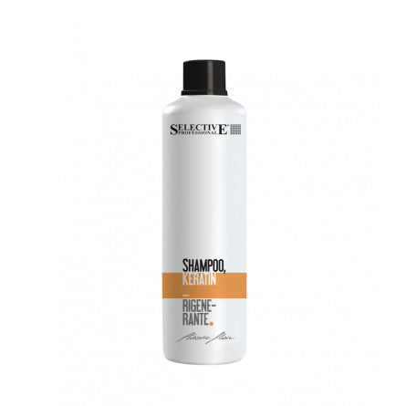 Atkuriamasis šampūnas su keratinu Selective Professional RigenéRante silpniems ir pažeistiems plaukams 1000 ml