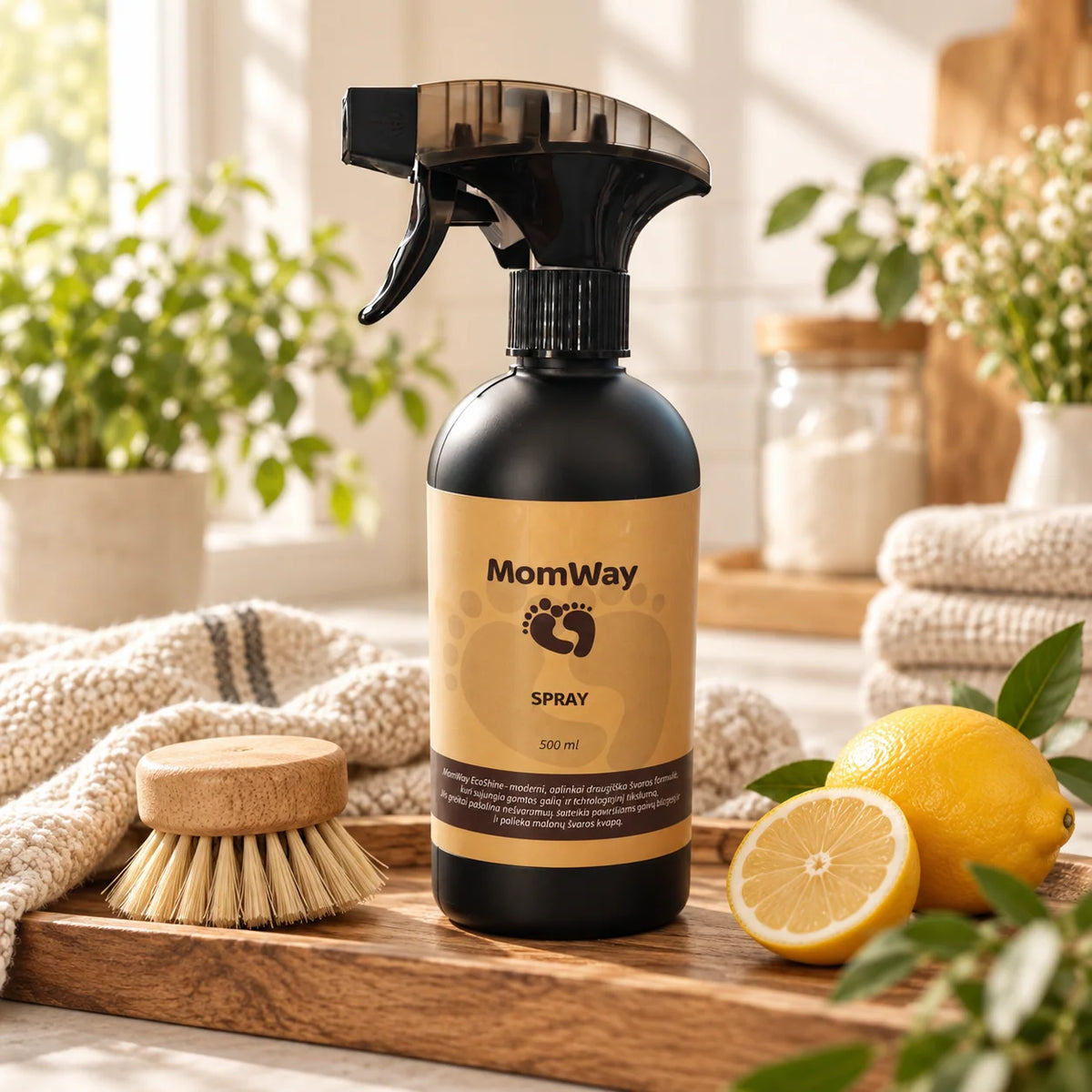 Universalus MomWay valiklis su purškikliu - 500ml