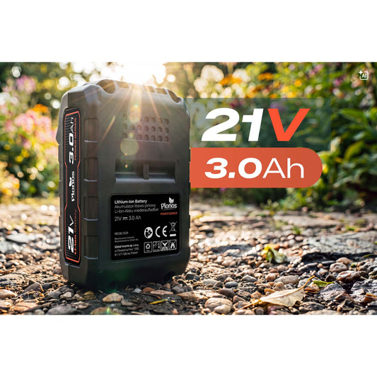 Akumuliatorius elektriniams įrankiams Plonos, 21 V, 3 Ah