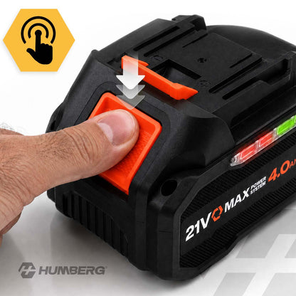 Akumuliatorius elektriniams įrankiams Humberg, 21 V, 4 Ah