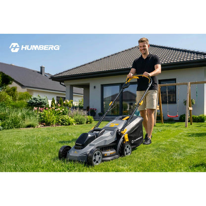 Akumuliatorinė vejapjovė Humberg, 500 W, 33 cm