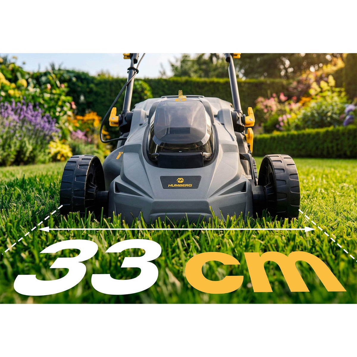 Akumuliatorinė vejapjovė Humberg, 500 W, 33 cm