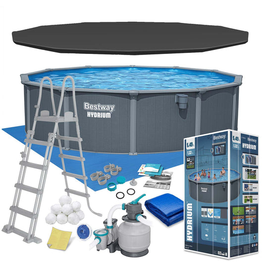 Baseinas Bestway Hydrium, 549 × 132 cm, 13 dalių komplektas