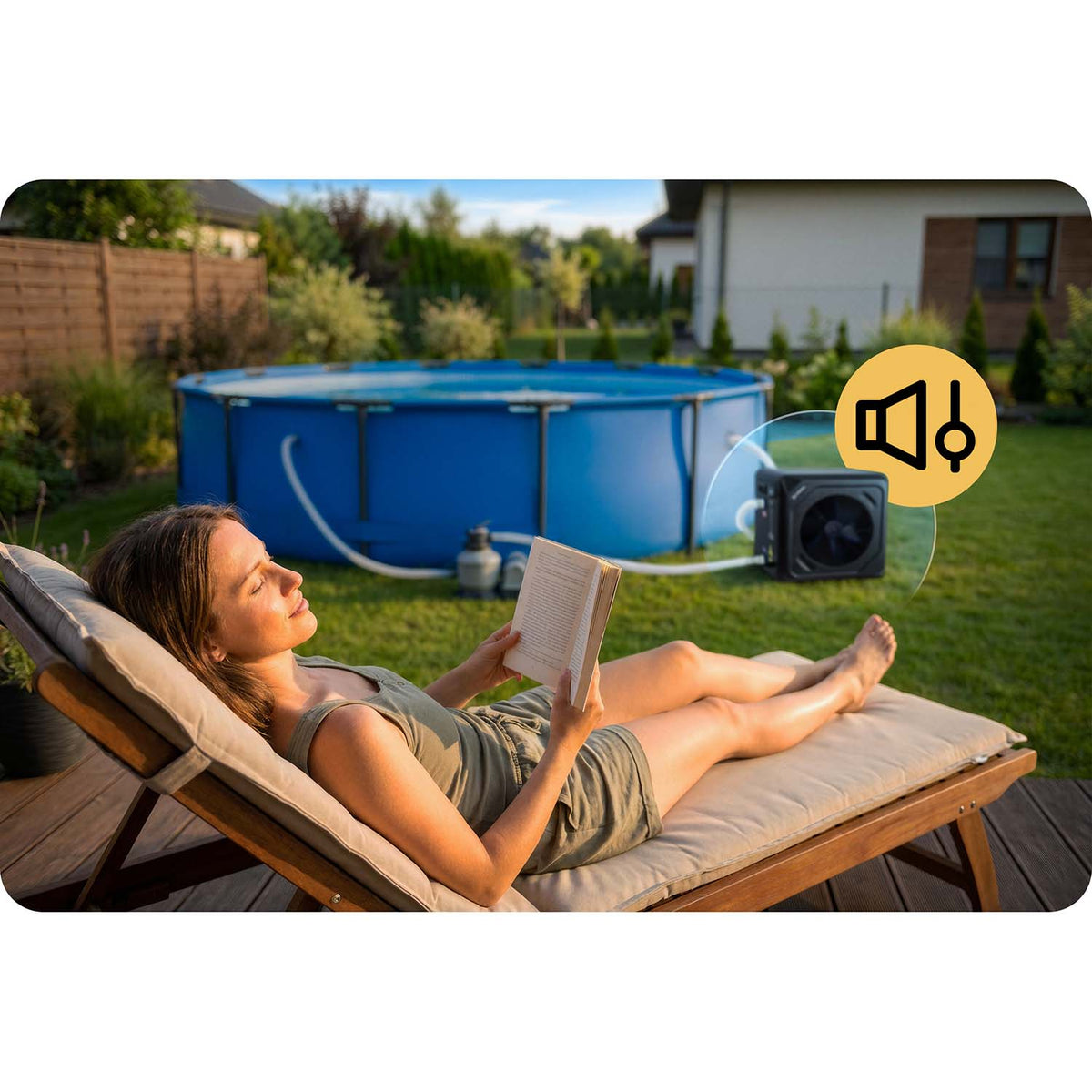 Baseino ir SPA šilumos siurblys Humberg, 5 kW
