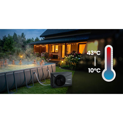 Baseino ir SPA šilumos siurblys Humberg, 10 kW