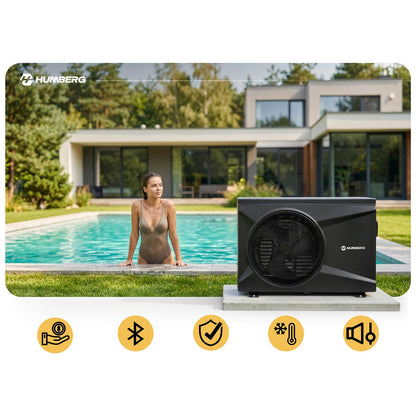 Baseino ir SPA šilumos siurblys Humberg, 10 kW