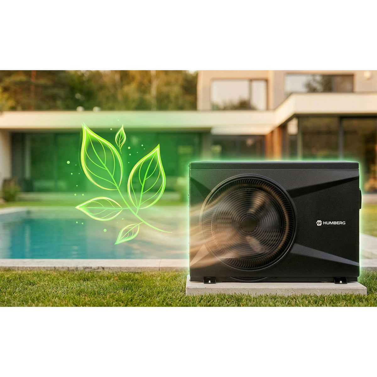 Baseino ir SPA šilumos siurblys Humberg, 10 kW