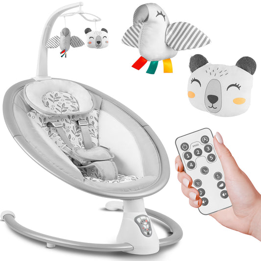 Daugiafunkcis kūdikio gultukas Ricokids Komfort su automatiniu supimu ir melodijomis