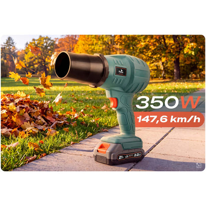 Akumuliatorinis lapų, žolės ir sniego pūstuvas Plonos, 21 V, 350 W