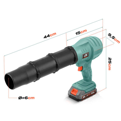 Akumuliatorinis lapų, žolės ir sniego pūstuvas Plonos, 21 V, 350 W