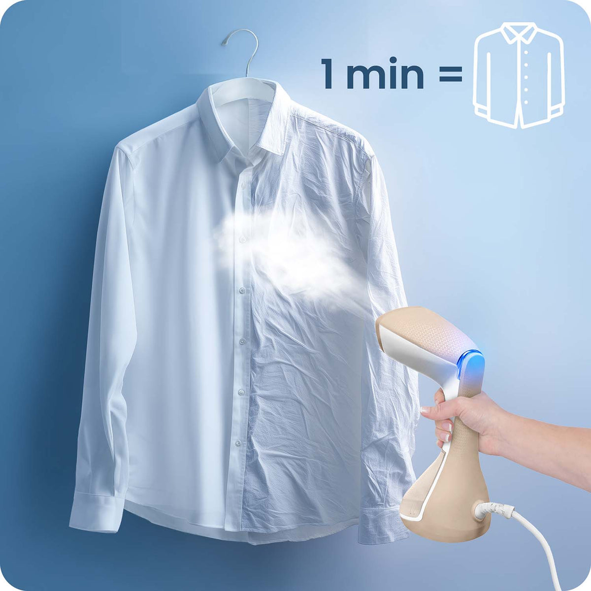 Drabužių garintuvas Berdsen, 1600 W, 230 ml