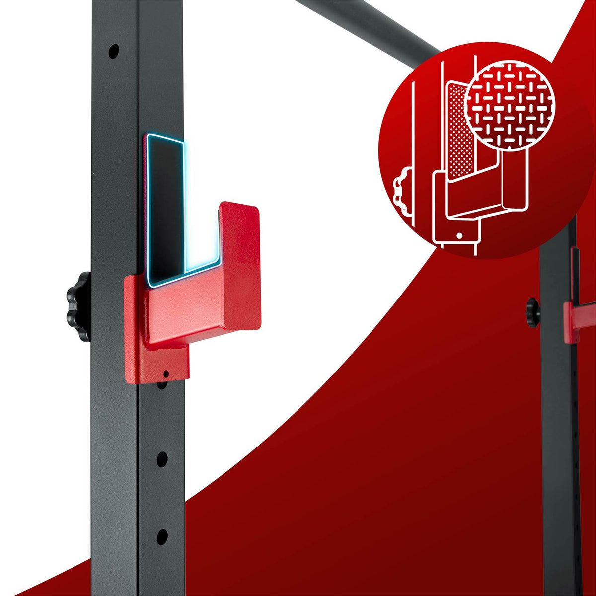 Stacionarus prisitraukimų skersinis ir štangos stovas Neo-Sport Apex Frame