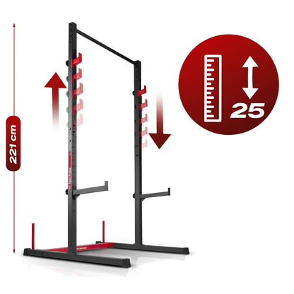 Stacionarus prisitraukimų skersinis ir štangos stovas Neo-Sport Apex Frame