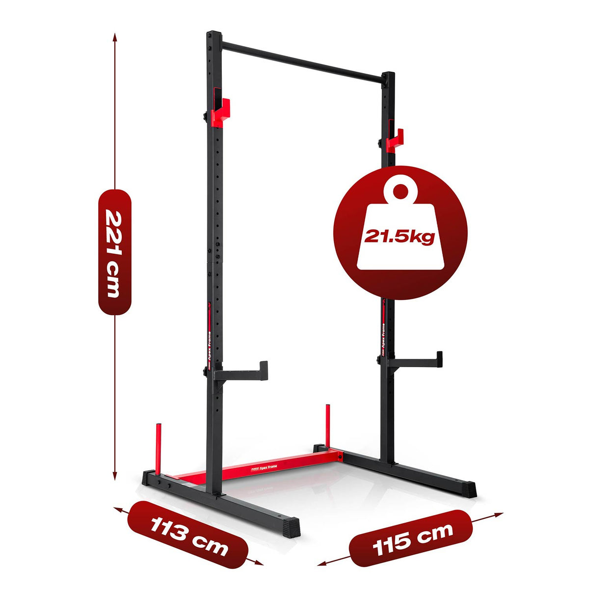 Stacionarus prisitraukimų skersinis ir štangos stovas Neo-Sport Apex Frame