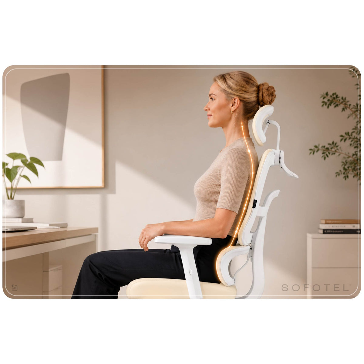 Ergonominė biuro kėdė Sofotel Nicea