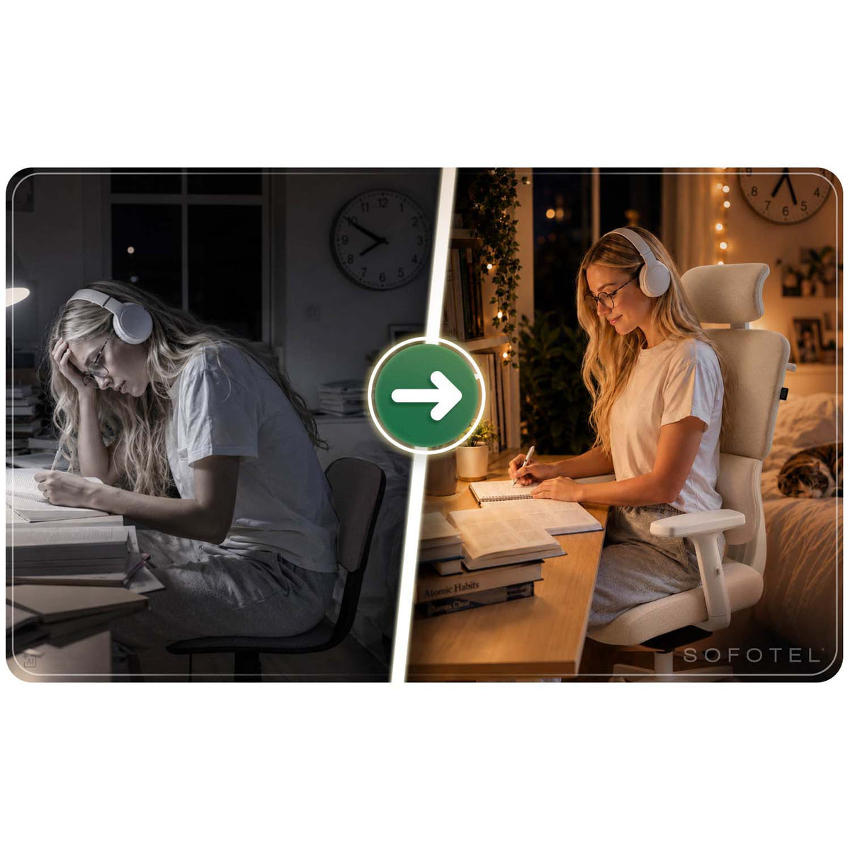 Ergonominė biuro kėdė Sofotel Nicea