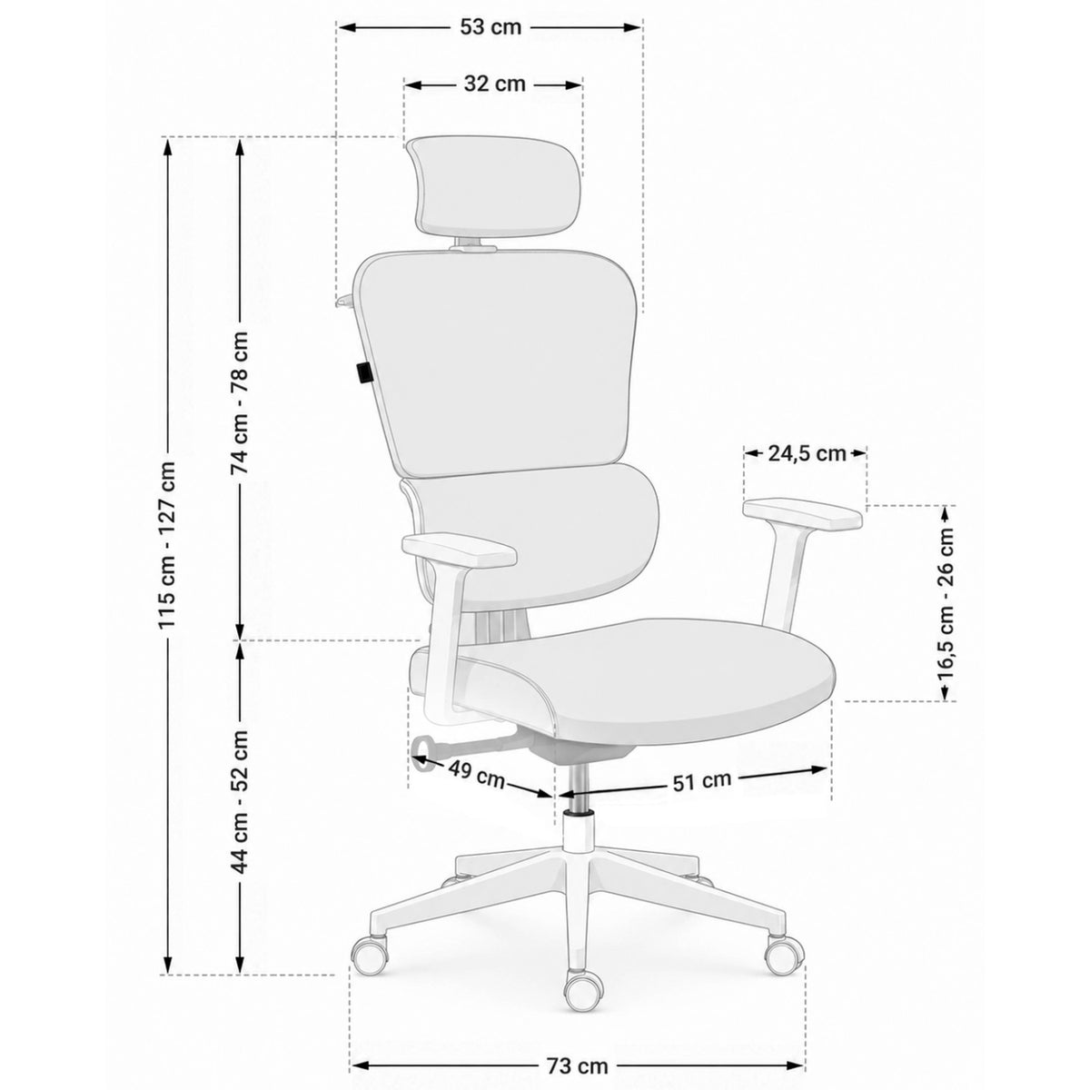 Ergonominė biuro kėdė Sofotel Nicea