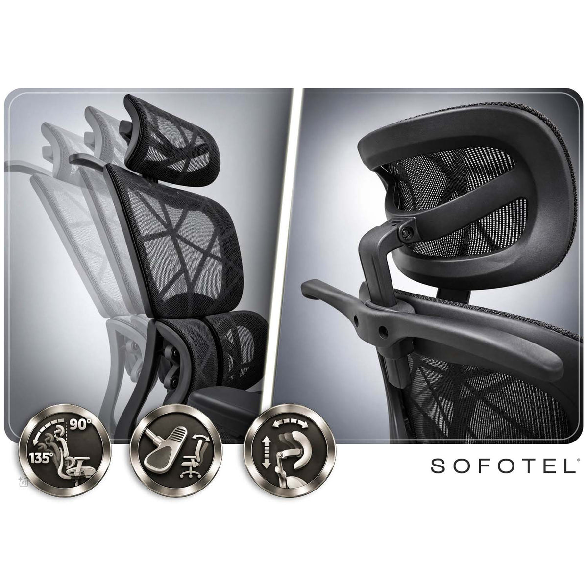 Ergonominė biuro kėdė Sofotel Altis