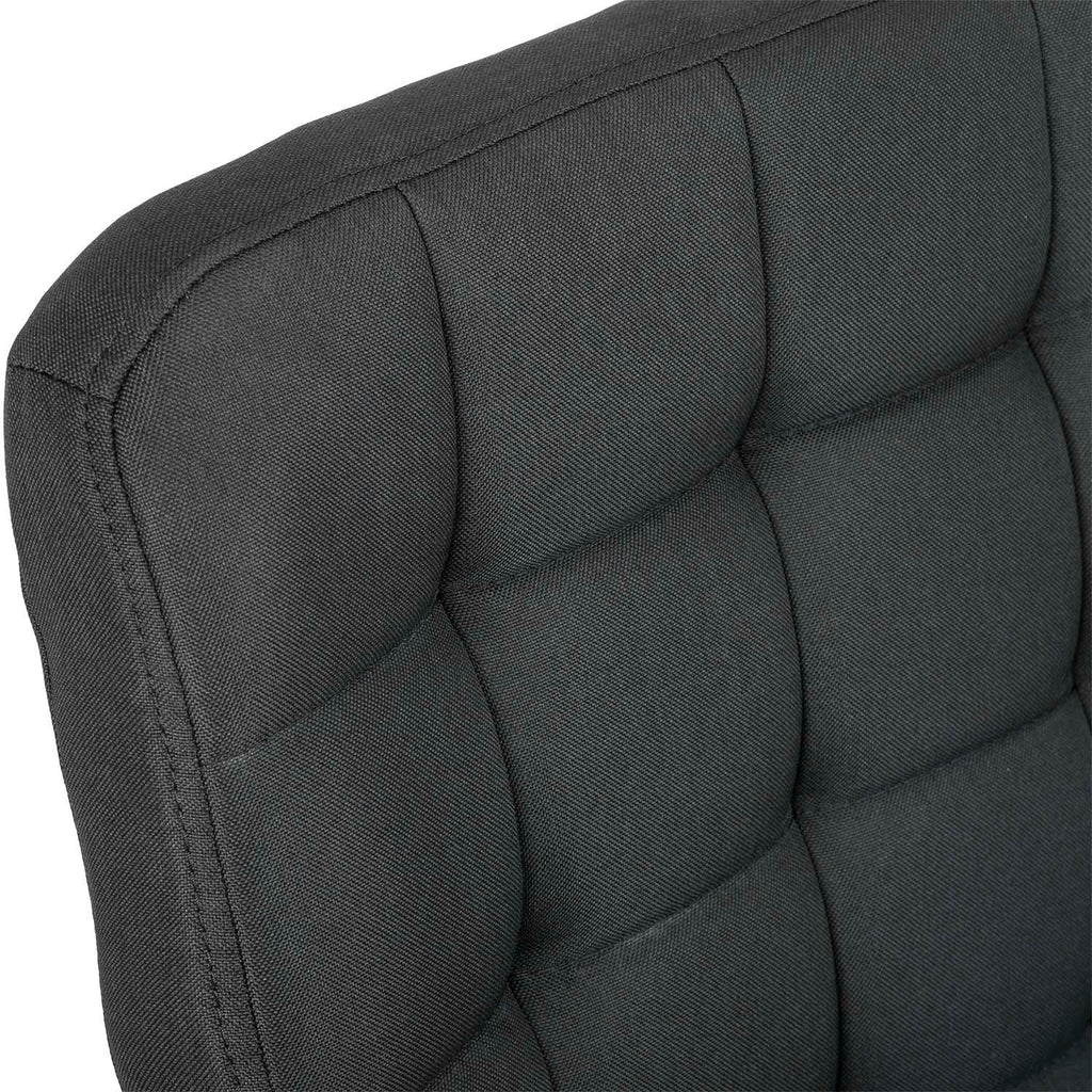 Juoda ergonomiška medžiaginė biuro kėdė Benton su reguliuojamu aukščiu ir TILT mechanizmu