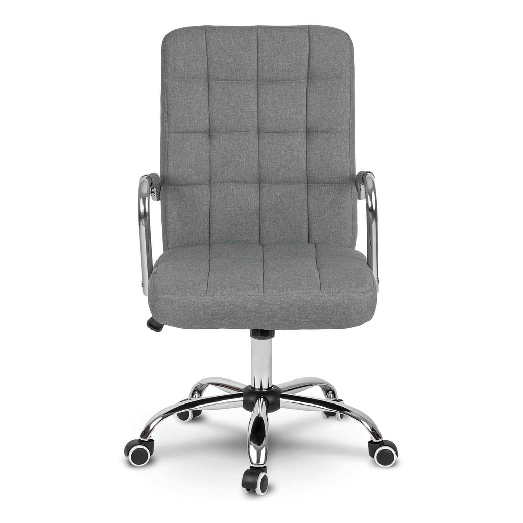 Ergonomiška pilka biuro kėdė Benton su reguliuojamu aukščiu ir atlošu moderniam namų ar įmonės biurui
