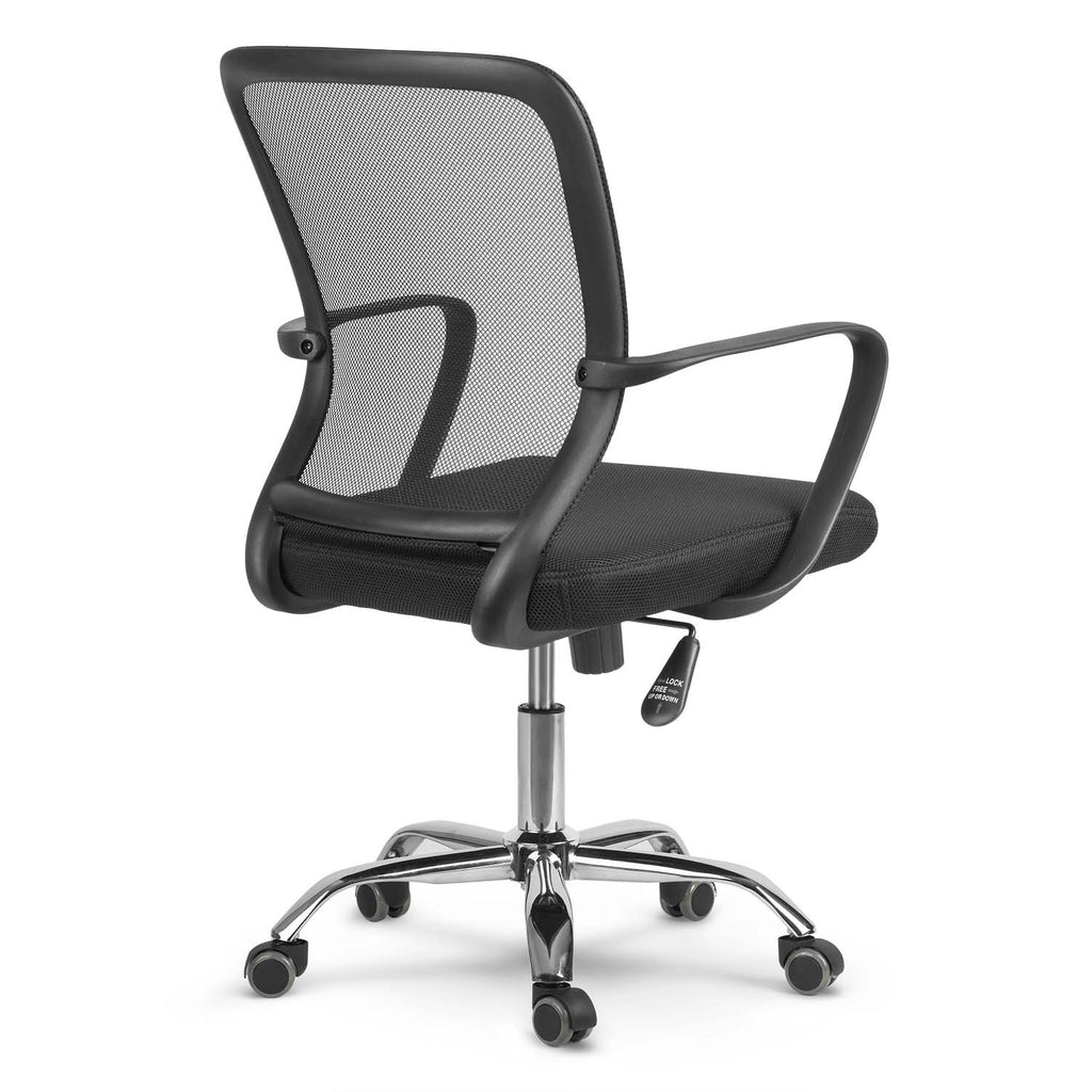 Juoda ergonomiška biuro kėdė Sofotel Diran su mikrosietele ir reguliuojamomis funkcijomis