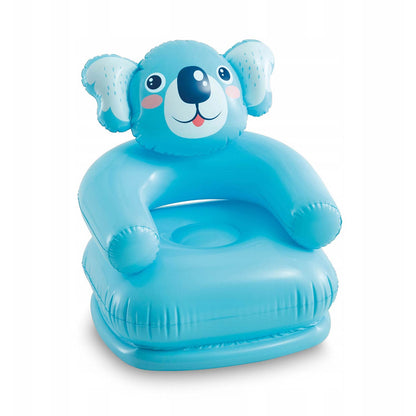 Pripučiamas vaikiškas krėslas-koala Intex, oranžinis