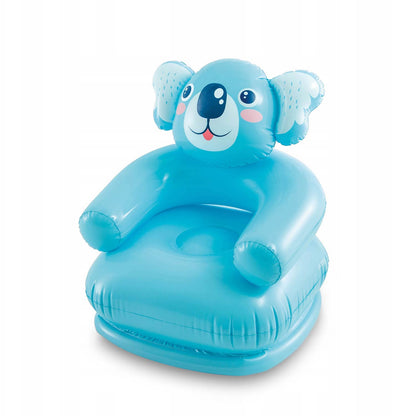 Pripučiamas vaikiškas krėslas-koala Intex, oranžinis