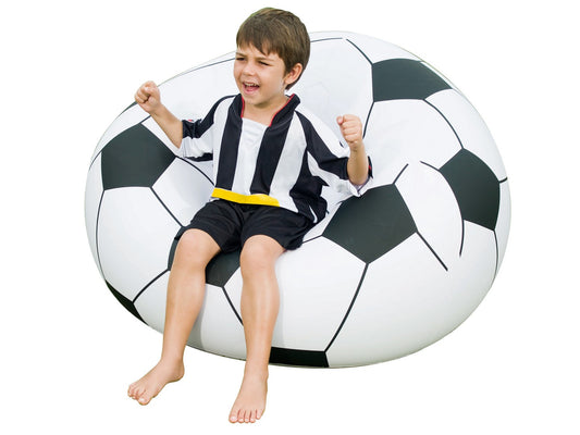 Pripučiama fotelio formos kaip futbolo kamuolys vaikams 114x112x71 cm
