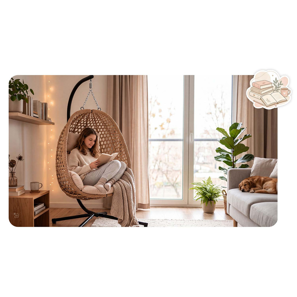 Pakabinamas sodo krėslas Sofotel Veneziana