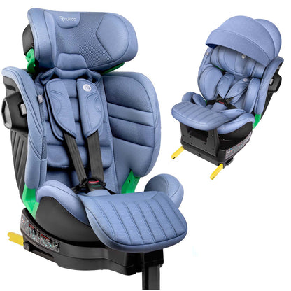 Pasukama automobilinė kėdutė su atramine koja Nukido Shelly, i-Size, ISOFIX