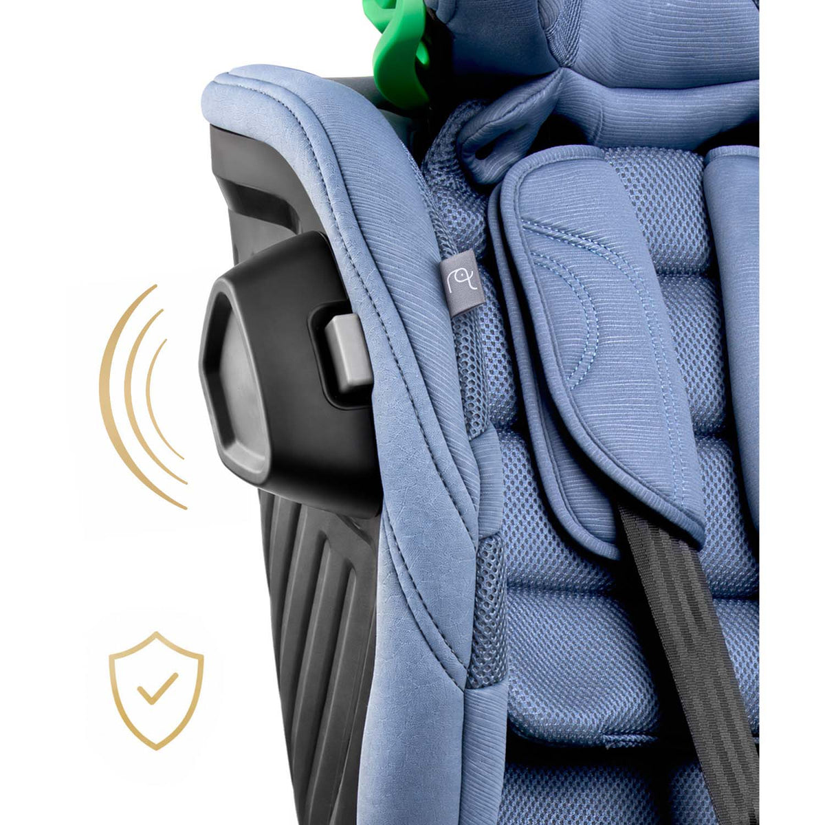 Pasukama automobilinė kėdutė su atramine koja Nukido Shelly, i-Size, ISOFIX