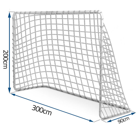 Futbolo vartų tinklas Neo-Sport, 300 × 200 × 90 cm