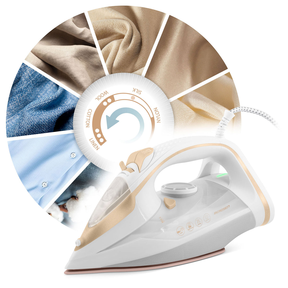 Garinis lygintuvas Berdsen, 3000 W