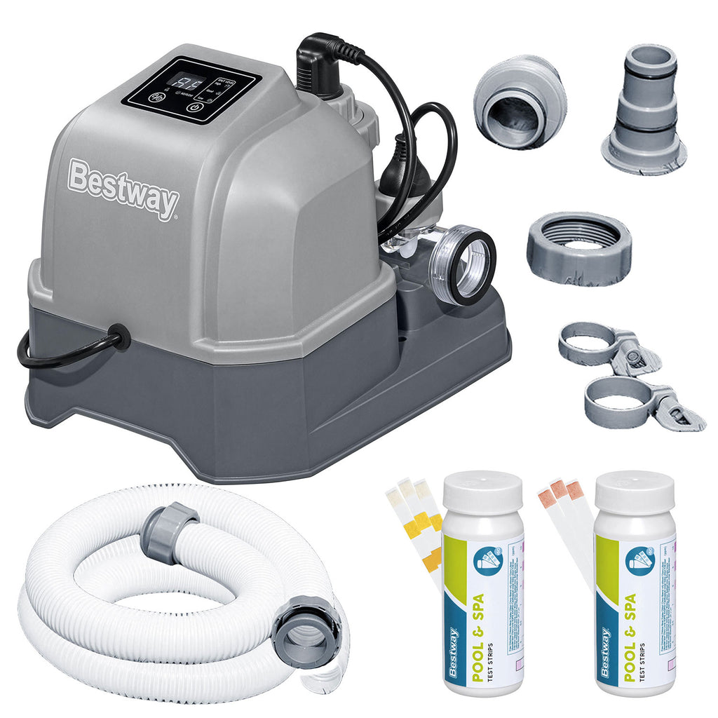 Chloro generatorius Bestway 58678 sodo baseinams 6g/h su druskos elektrolize