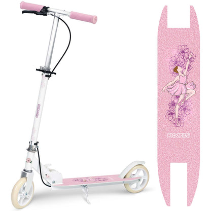 Kodi balerina paspirtukas vaikams 3–8 metų su 145 mm PU ratais ir ABEC-7 guoliais