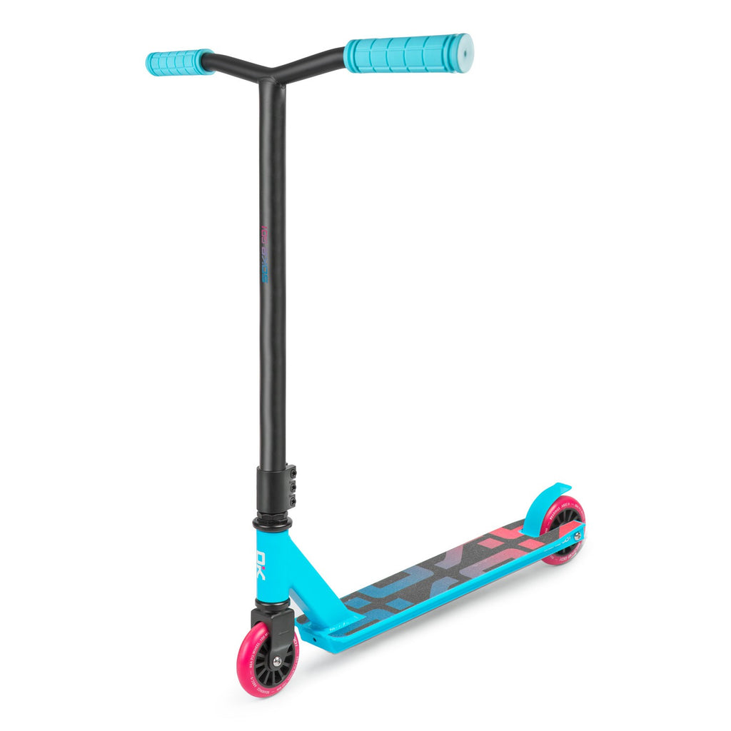Triukinis paspirtukas SOKE GO turkio spalvos profesionalams skate parkui