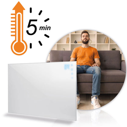 Infraraudonųjų spindulių šildymo plokštė Berdsen, 800 W, Wi-Fi