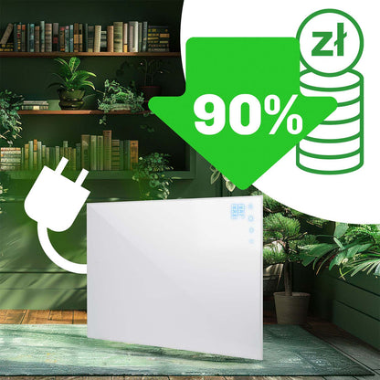 Infraraudonųjų spindulių šildymo plokštė Berdsen, 800 W, Wi-Fi