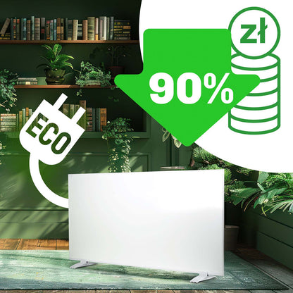 Infraraudonųjų spindulių šildytuvas Berdsen, 600 W, su Wi-Fi valdymu